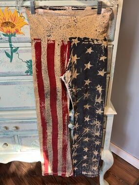 American Flag Print Lounge Pants